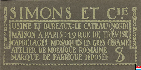 Manufacture de Carrelages C&eacute;ramiques Simons,&nbsp;Le Cateau
